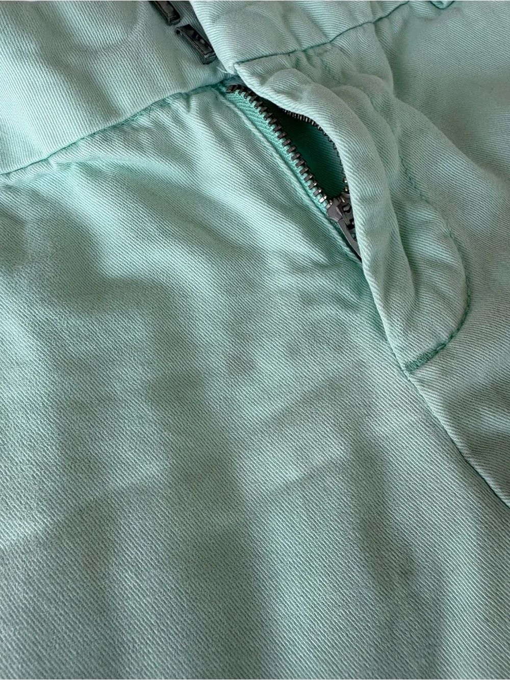 JCP Crew Mint Green Cotton Chino Shorts